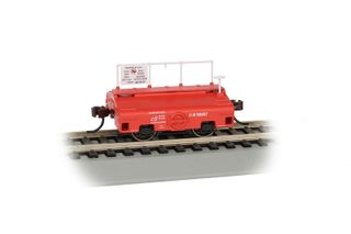 Bachmann Canadian National Test Weight Car #52257, (Red), HO Scale