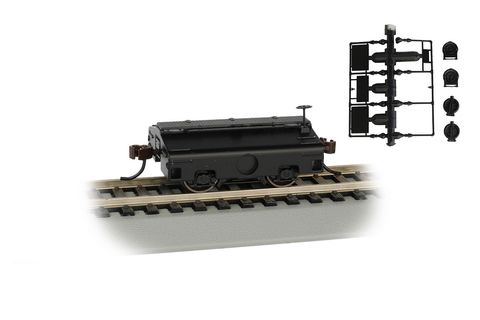 Bachmann Painted Unlettered Black, TestWeight Car, HO Scale