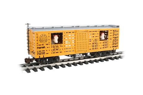 Bachmann D&RGW w/Cattle, Animated StockCar, G Scale