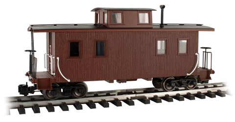 Bachmann Painted Unlettered Brown EightWheel Centre Cupola Caboose G