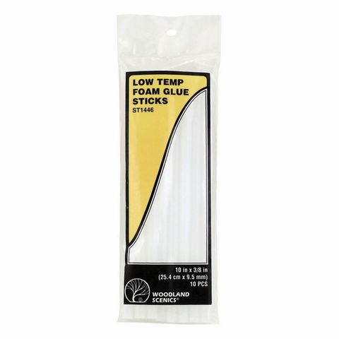 Woodland Scenics Low Temp Foam Glue Sticks 10Ea