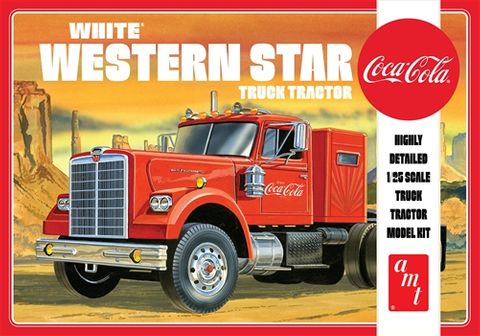 AMT 1:25 White Western Star Semi Tractor