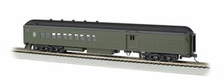 Bachmann Painted Unlettered Pullman Green 72ft Heavyweight Combine HO