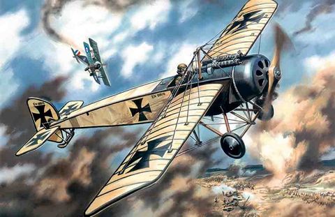 ICM 1:72 Pfalz E.Iv WWI German Fighter