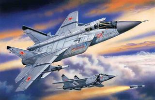 ICM 1:72 MIG-31B Foxhound Soviet Heavy Fighter Interceptor