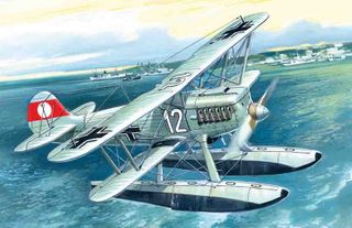 ICM 1:72 Heinkel He 51B-2 German Floatplane Fighter