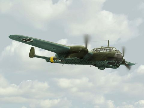 ICM 1:72 Dornier Do 215B-4 WWII Recon. Aircraft