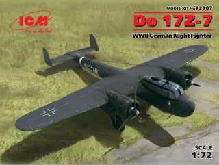 ICM 1:72 Dornier Do 17Z-7 WWII German Night Fighter