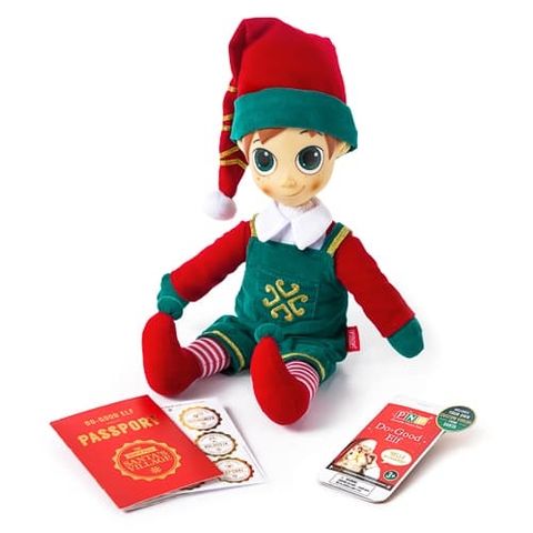 Portable North Pole Do Good Elf Green