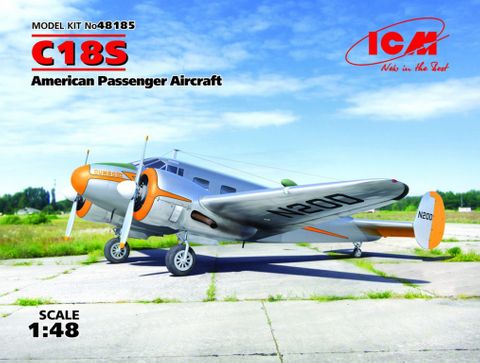 ICM 1:48 C18S Usa Passenger Aircraft