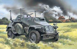 ICM 1:72 Sd.Kfz.223 German Radio Comm Vehicle