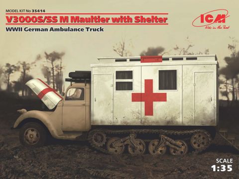 ICM 1:35 V3000S/Ss M Maultier W/ Shelter