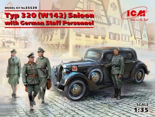 ICM 1:35 Typ 320 (W142) Saloon W/Personnel