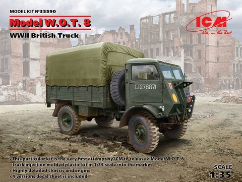 ICM 1:35 Model W.O.T. 8 British Truck