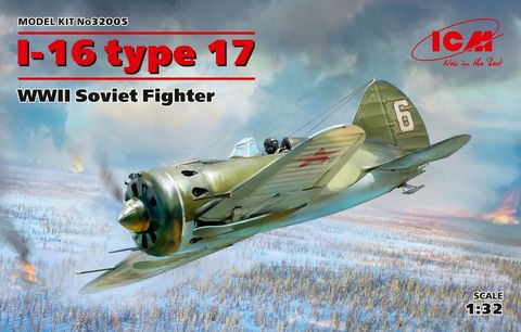 ICM 1:32 I-16 Type 17 Soviet Fighter