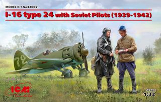 ICM 1:32 I-16 Type 24 W/Svt. Pilots(1939-42  *K