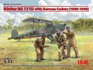 ICM 1:32 Bücker Bü 131D W/Ger.Cadets(1939-45)
