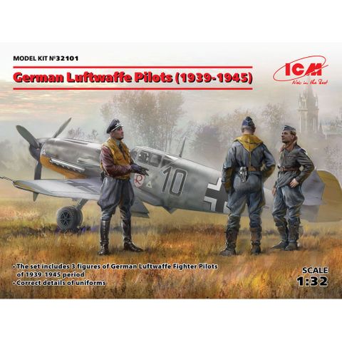 ICM 1:32 Luftwaffe Pilots (1939-45) (3)