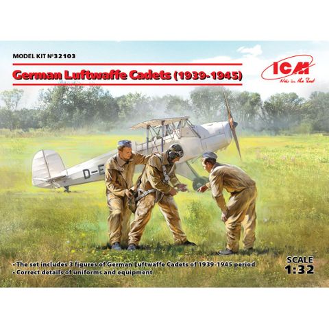ICM 1:32 Luftwaffe Cadets (1939-45) (3)*K
