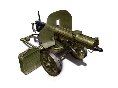 ICM 1:35 Svt. Maxim Machine Gun (1941)