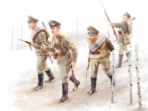 ICM 1:35 Wwi Russian Infantry (4)