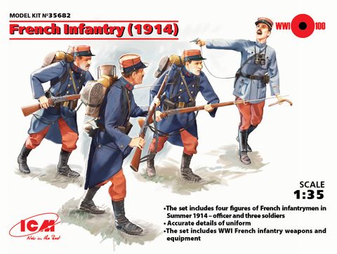 ICM 1:35 French Infantry (1914) (4)