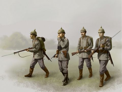 ICM 1:35 Ger. Infantry (1914) (4)
