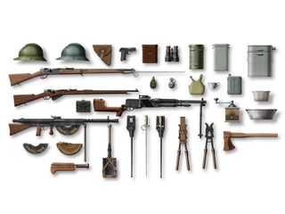 ICM 1:35 Wwi French Infantry Weapon&Equip.