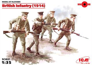 ICM 1:35 British Infantry (1914) (4)