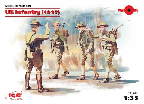 ICM 1:35 Us Infantry (1917) (4)