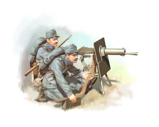 ICM 1:35 Wwi Austro-Hungarian Mg Team (2)