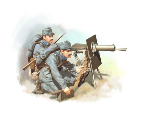 ICM 1:35 Wwi Austro-Hungarian Mg Team (2)