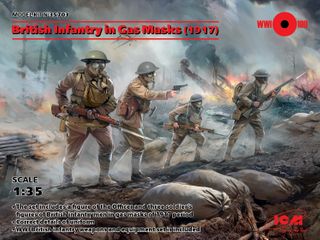 ICM 1:35 B.Infantry In Gas Masks (1917)-4