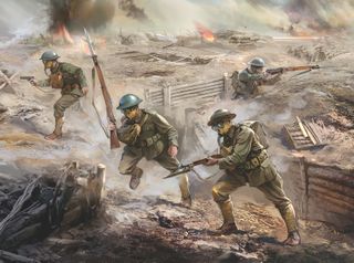 ICM 1:35 Us Infantry In Gas Masks (1918)(4)*