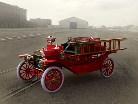 ICM 1:24 Model T 1914 Firetruck Usa Car