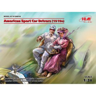 ICM 1:24 Usa Sport Car Drivers(1910S)