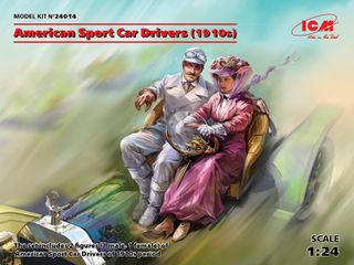 ICM 1:24 Usa Sport Car Drivers(1910S)