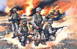 ICM 1:35 Us Elite Forces In Iraq (4)