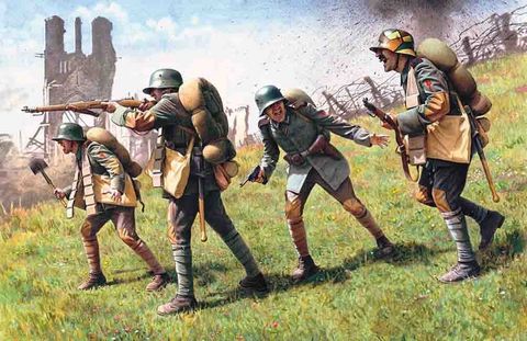ICM 1:35 Ger. Assault Troops (1917-1918)-4