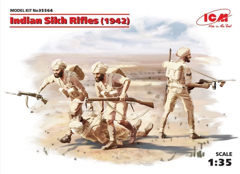 ICM 1:35 Indian Sikh Rifles (1942) (4)