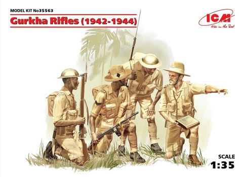 ICM 1:35 Gurkha Rifles (1944) (4)