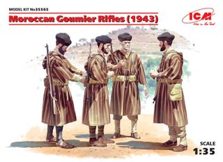 ICM 1:35 Moroccan Goumier Rifles (1943)-4