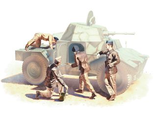 ICM 1:35 French Armrd Crew (1940) (4)