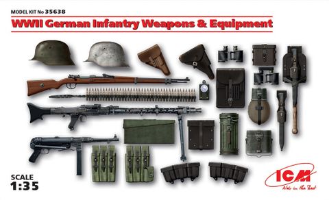 ICM 1:35 Ger. Infantry Weapons & Equip.