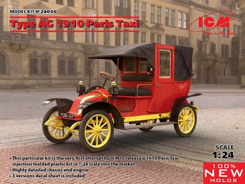 ICM 1:24 Type Ag 1910 Paris Taxi
