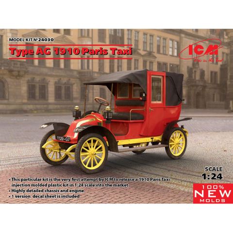 ICM 1:24 Type Ag 1910 Paris Taxi