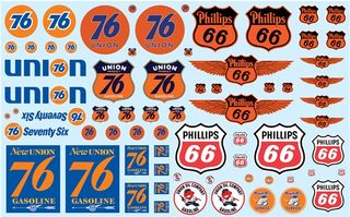 AMT 1:25 Phillips 66&Union 76 Trucking Decal *K