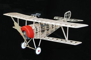 Guillows Nieuport II 1:12 Scale Laser Cut Balsa Model Kit, 609mm WS