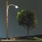 Woodland Scenics N Wooden Pole Street Lights