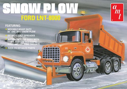 AMT 1:25 Ford Lnt-8000 Snow Plow